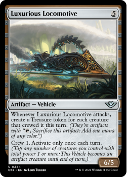 Luxurious Locomotive single card from Magic the Gathering