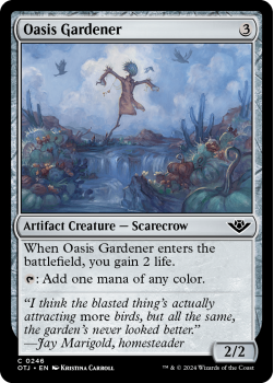 Oasis Gardener single card from Magic the Gathering
