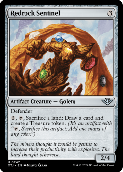 Redrock Sentinel (FOIL) single card from Magic the Gathering