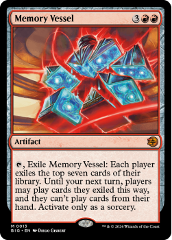 Memory Vessel single card from Magic the Gathering