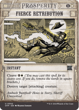 Fierce Retribution (SHOWCASE) single card from Magic the Gathering