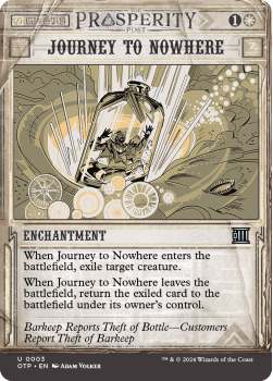 Journey to Nowhere (SHOWCASE) single card from Magic the Gathering