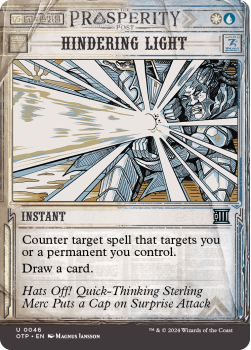 Hindering Light (SHOWCASE) single card from Magic the Gathering