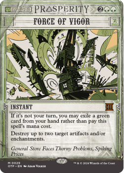 Force of Vigor (SHOWCASE) single card from Magic the Gathering
