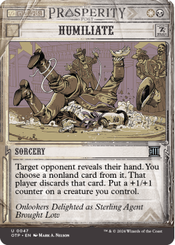 Humiliate (SHOWCASE) single card from Magic the Gathering