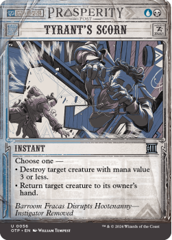 Tyrant's Scorn (SHOWCASE) single card from Magic the Gathering