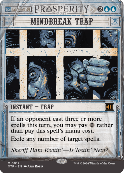 Mindbreak Trap (SHOWCASE)(FOIL) single card from Magic the Gathering