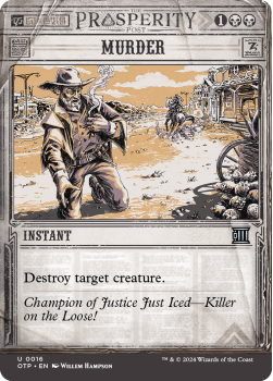 Murder (SHOWCASE) single card from Magic the Gathering