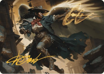 Archangel of Tithes Art Card (GOLD SIGNATURE) single card from Magic the Gathering