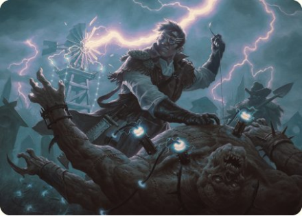 Geralf, the Fleshwright Art Card single card from Magic the Gathering