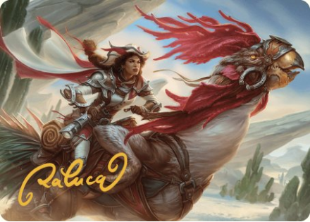 Frontier Seeker Art Card (GOLD SIGNATURE) single card from Magic the Gathering