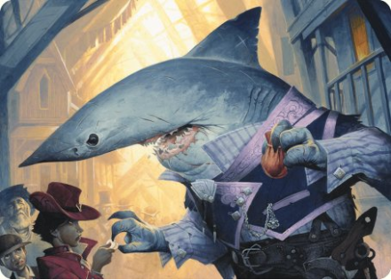 Loan Shark Art Card single card from Magic the Gathering