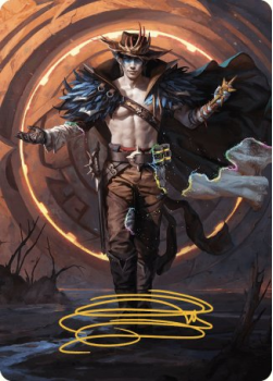 Oko, the Ringleader 1 Art Card (GOLD SIGNATURE) single card from Magic the Gathering