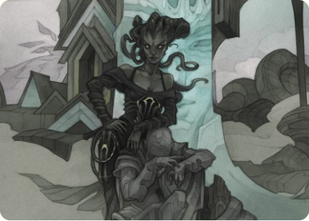 Vraska Joins Up Art Card single card from Magic the Gathering