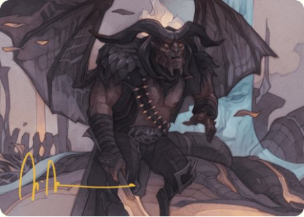 Rakdos Joins Up Art Card (GOLD SIGNATURE) single card from Magic the Gathering