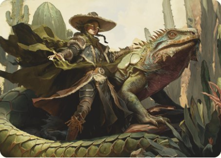 Outcaster Trailblazer Art Card single card from Magic the Gathering
