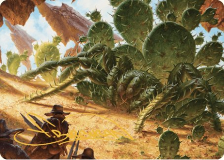 Cactarantula Art Card (GOLD SIGNATURE) single card from Magic the Gathering