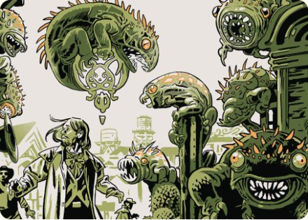 Pest Infestation Art Card single card from Magic the Gathering