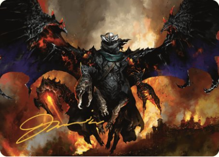 Akul the Unrepentant Art Card (GOLD SIGNATURE) single card from Magic the Gathering