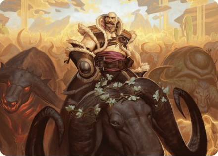 Bruse Tarl, Roving Rancher Art Card single card from Magic the Gathering