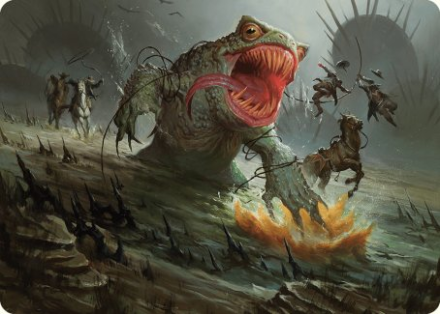 The Gitrog, Ravenous Ride Art Card single card from Magic the Gathering