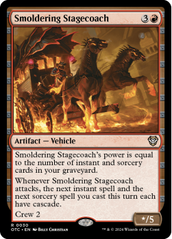Smoldering Stagecoach single card from Magic the Gathering