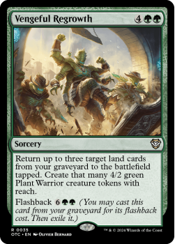 Vengeful Regrowth single card from Magic the Gathering