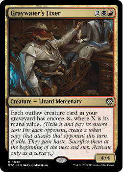 Graywater's Fixer single card from Magic the Gathering