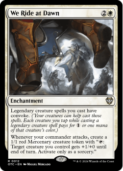 We Ride at Dawn single card from Magic the Gathering