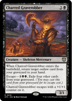 Charred Graverobber single card from Magic the Gathering