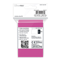 Ultra Pro Deck Protectors - Small Size (60) - Solid Bright Pink - Image 2