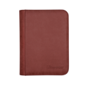 Ultra Pro Suede Collection Zippered 4-Pocket Premium PRO-Binder - Ruby