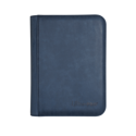 Ultra Pro Suede Collection Zippered 4-Pocket Premium PRO-Binder - Sapphire