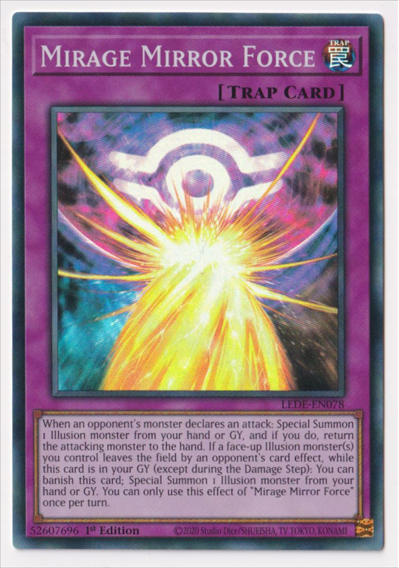 mirror force cards yugioh YuGiOh Premium Gold: Infinite Gold Radiant Mirror Force PGL3-EN093
