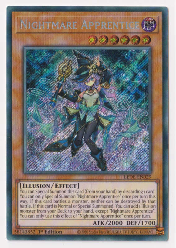 Knightmare Apprentice Nightmare Apprentice (Secret Rare) : LEDE-EN029 - Yu-Gi-Oh! Single Card
