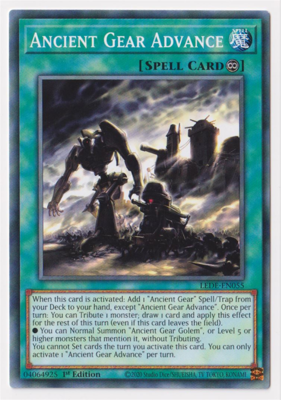 Ancient Gear Advance (Common) : LEDE-EN055 - Yu-Gi-Oh! Single Card Ancient Gear Advance (Common) : LEDE-EN055 - Yu-Gi-Oh! Single Card