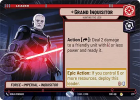 Grand Inquisitor - Hunting the Jedi (HYPERSPACE) : 277 SPARK OF REBELLION - Star Wars Unlimited Single Card