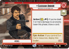 Cassian Andor - Dedicated to the Rebellion (HYPERSPACE) : 279 SPARK OF REBELLION - Star Wars Unlimited Single Card