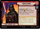 Darth Vader - Dark Lord of the Sith : 010/252 SPARK OF REBELLION - Star Wars Unlimited Single Card