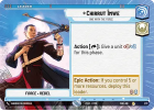 Chirrut Imwe - One With The Force (HYPERSPACE) : 272 SPARK OF REBELLION - Star Wars Unlimited Single Card