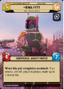 Boba Fett - Collecting the Bounty (HYPERSPACE) : 281 SPARK OF REBELLION - Star Wars Unlimited Single Card - Image 2