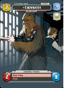 Chewbacca - Walking Carpet (SHOWCACE) : 255 SPARK OF REBELLION - Star Wars Unlimited Single Card - Image 2