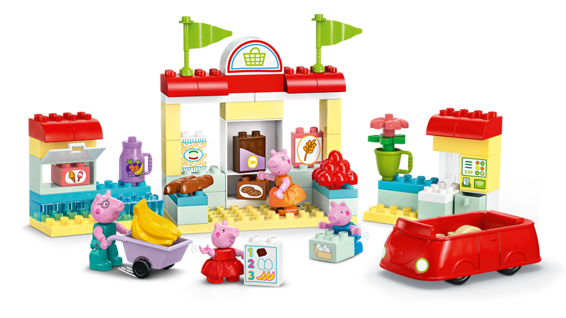 DUPLO Peppa Pig Supermarket with Car Toy LEGO 10434