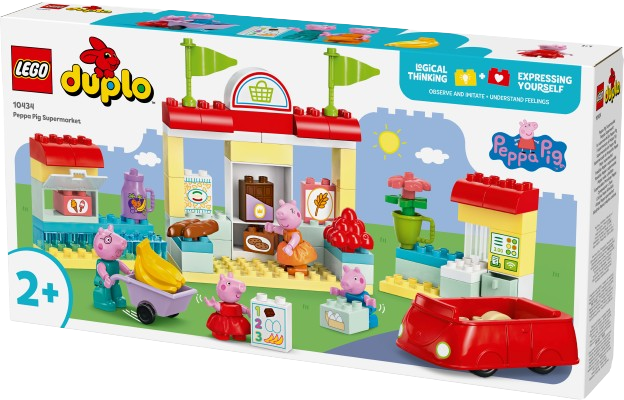 LEGO DUPLO Peppa Pig Supermarket with Car Toy 10434