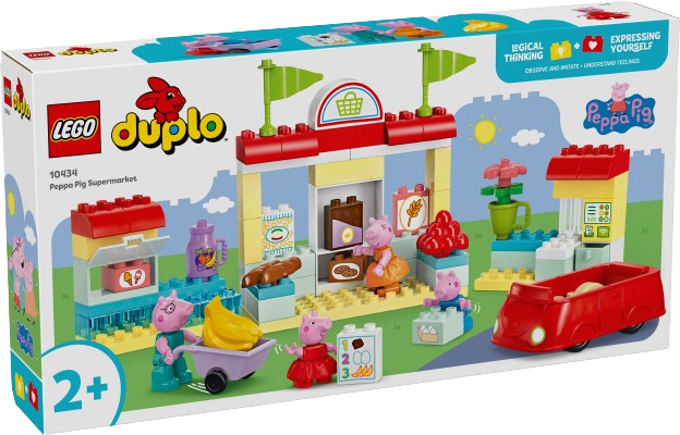 DUPLO Peppa Pig Supermarket with Car Toy LEGO 10434
