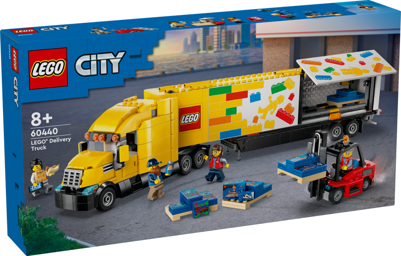 City Yellow Delivery Truck | LEGO | 60440 | Chaos Cards
