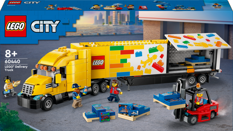 City Yellow Delivery Truck | LEGO | 60440 | Chaos Cards