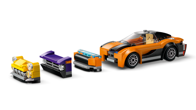 City Car Transporter Truck with Sports Cars LEGO 60408