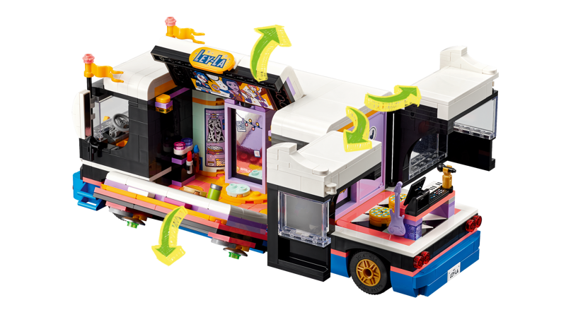 Pop Star Music Tour Bus LEGO 42619 Chaos Cards
