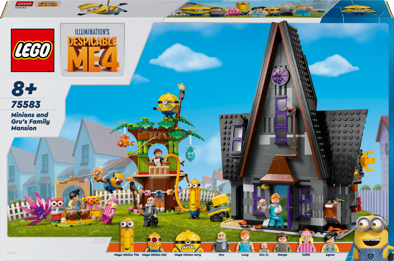 Despicable Me Minions and Gru's Family Mansion LEGO 75583